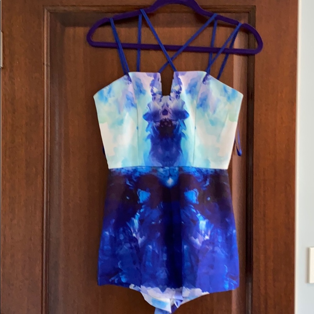 NWOT Blue romper
